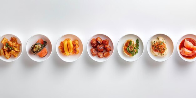 Miseczki z przystawkami